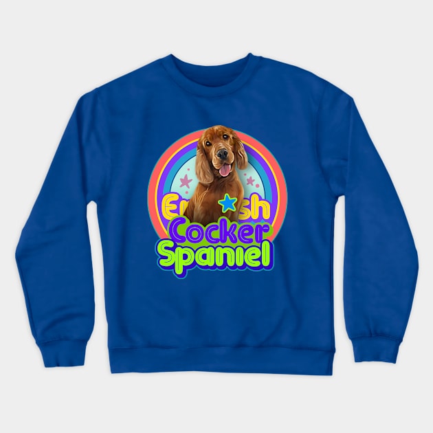 English Cocker Spaniel dog gift Crewneck Sweatshirt by Puppy & cute